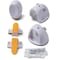 Safety 1St Safety 1st White Plastic Magnetic Cabinet Locks 3 pc HS292 - alternate 3